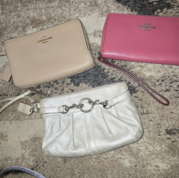 Coach Handbags - Coach Lot Of 3 Wristlets